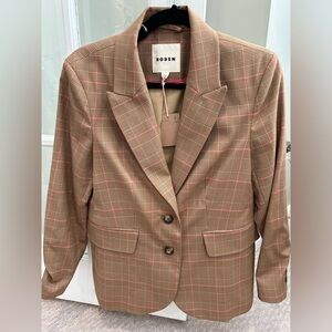 Boden Brown Checkered Women's Blazer